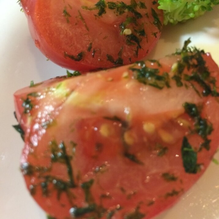 海苔塩トマト
